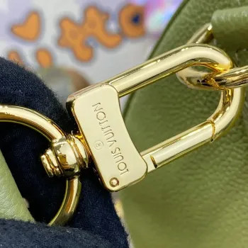 LV M46671 Louis Vuitton Keepall Bandoulière 45 Taška Khaki Fango/Crème