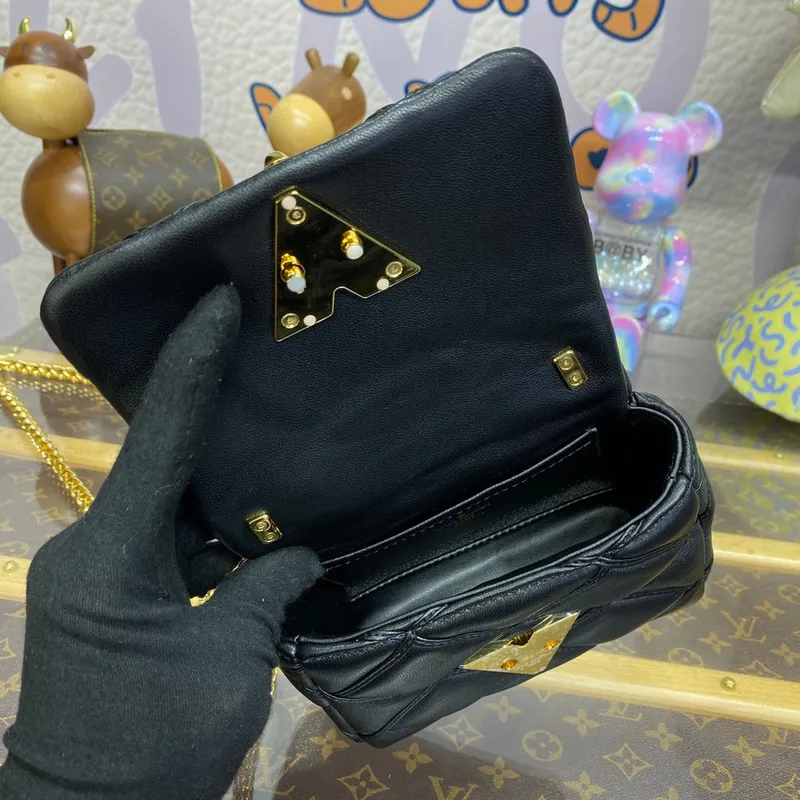 LV M23625 Louis Vuitton Pico GO 14 Taška Černá