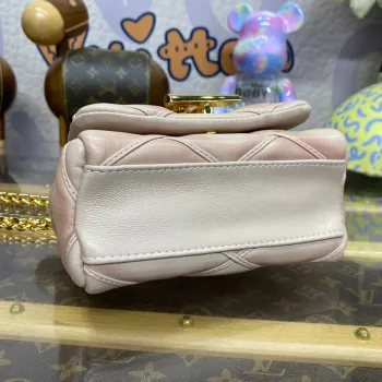 LV M82752 Louis Vuitton Pico GO 14 Taška Béžová/Růžová