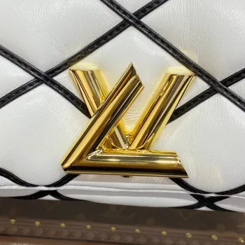 LV M23762 Louis Vuitton Pico GO 14 Taška Bílá/Černá