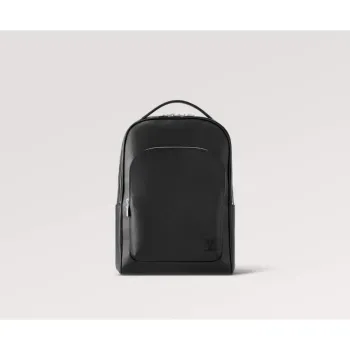 LV M30977 Louis Vuitton Avenue Batoh Taiga hovězí kůže Černý