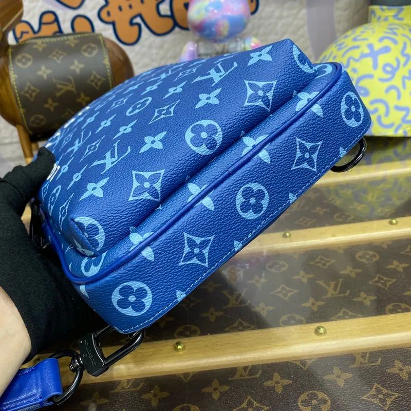 LV M23782 Louis Vuitton Avenue NM Slingbag Atlantická modrá