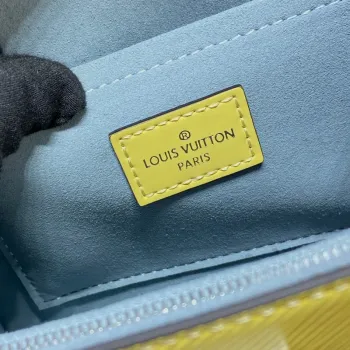 LV M22616 Louis Vuitton Cluny Mini Epi Kožená Taška Jaune Plume Žlutá