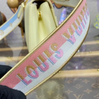 LV M22946 Louis Vuitton Cluny Mini Epi Kožená Taška Quartz Bílá