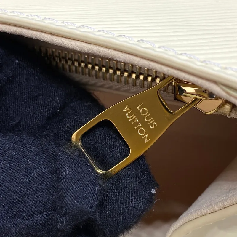 LV M22946 Louis Vuitton Cluny Mini Epi Kožená Taška Quartz Bílá
