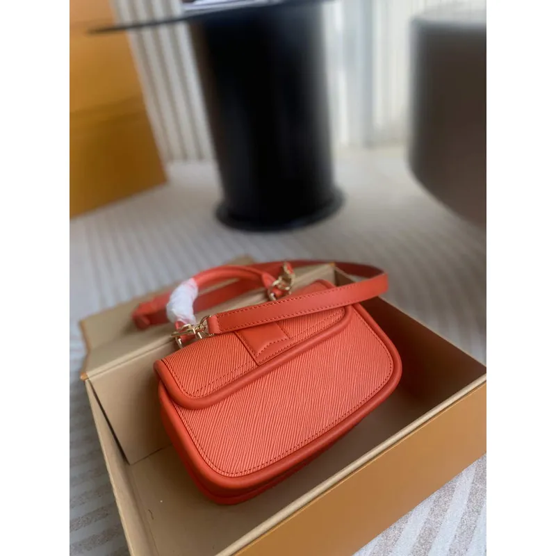 LV M22723 Louis Vuitton Taška Hide and Seek Minnesota Oranžová