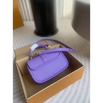 LV M22721 Louis Vuitton Taška Hide and Seek Provence Lilac
