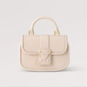 LV M22720 Louis Vuitton Taška Hide and Seek Quartz Bílá