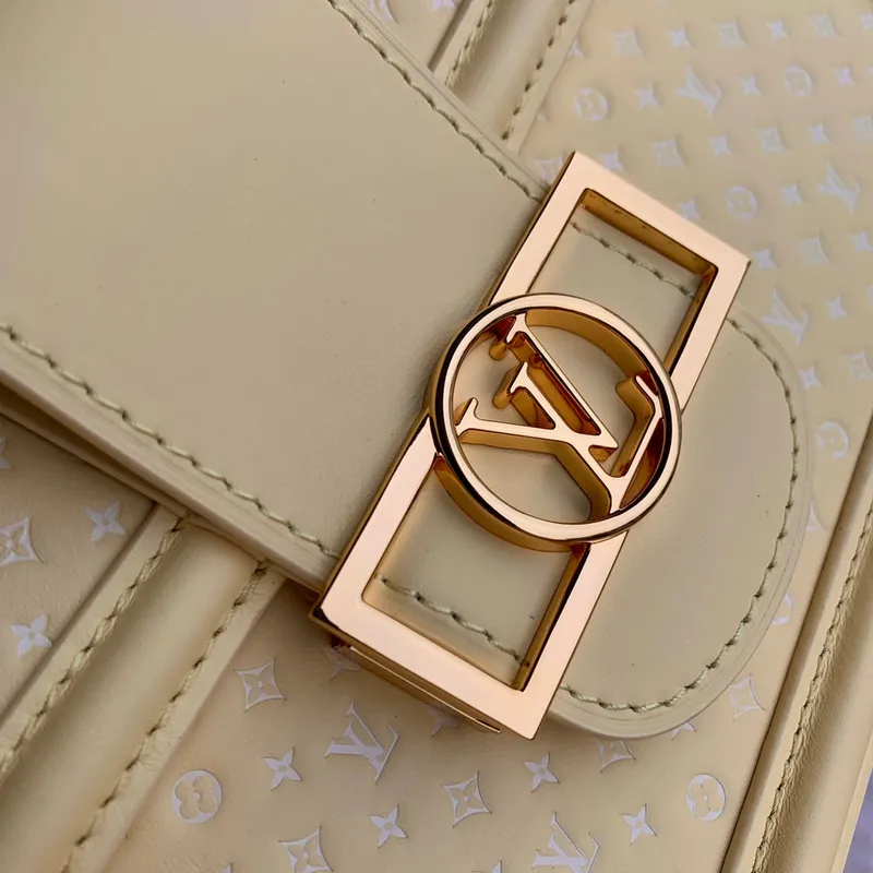 LV M22597 Louis Vuitton Mini Dauphine Černá Žlutá