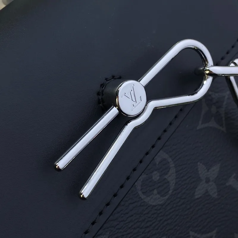 LV M82774 Louis Vuitton Nano Steamer Bag Monogram Eclipse potažená plátno