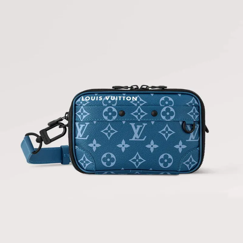 LV M82801 Louis Vuitton Nano Alpha Bag Atlantická modrá