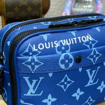 LV M82801 Louis Vuitton Nano Alpha Bag Atlantická modrá
