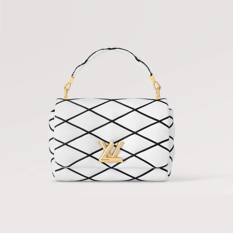 LV M22890 Louis Vuitton GO 14 MM Taška Bílá/Černá