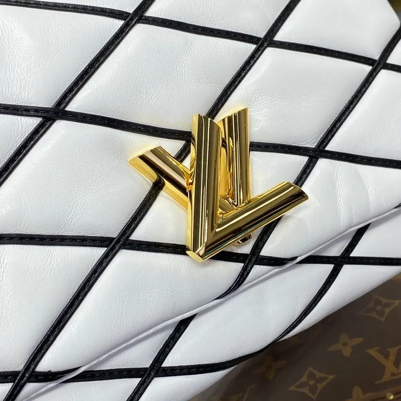 LV M22890 Louis Vuitton GO 14 MM Taška Bílá/Černá