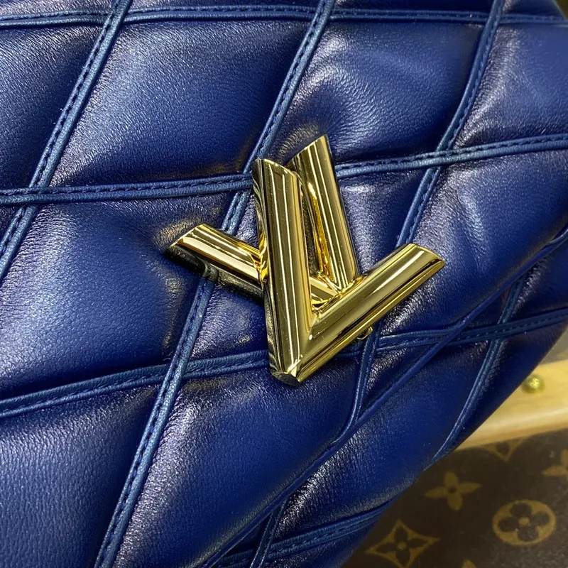 LV M23682 Louis Vuitton GO 14 MM Taška Modrá Námořnická