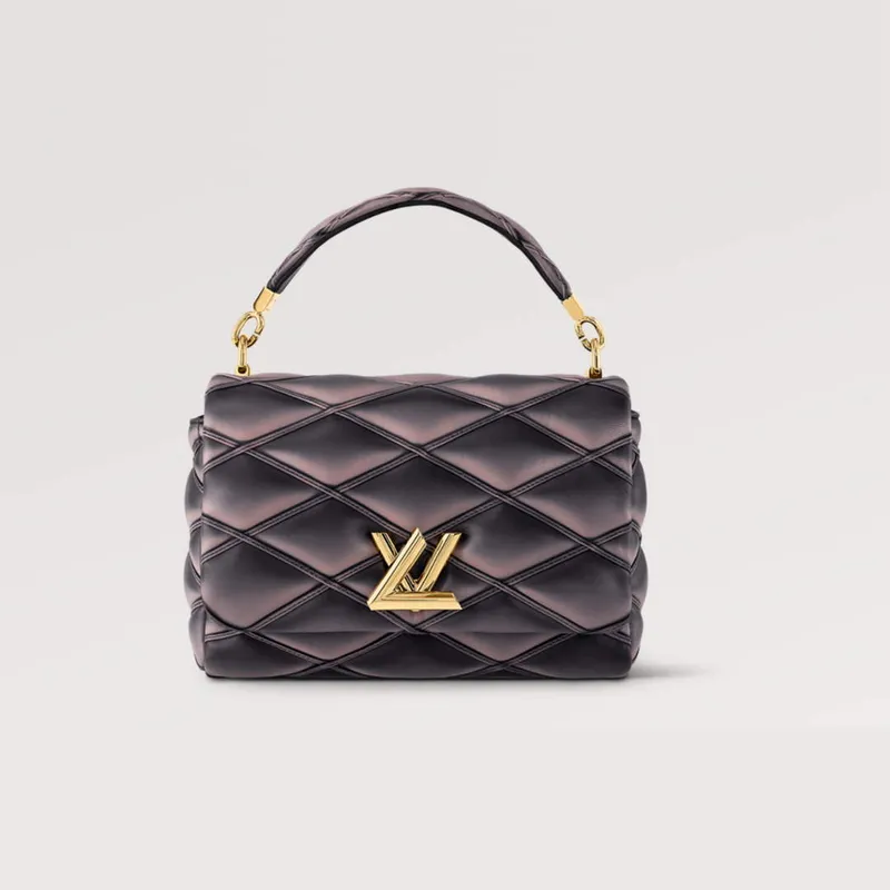 LV M23569 Louis Vuitton GO 14 MM Taška Černá / Růžová