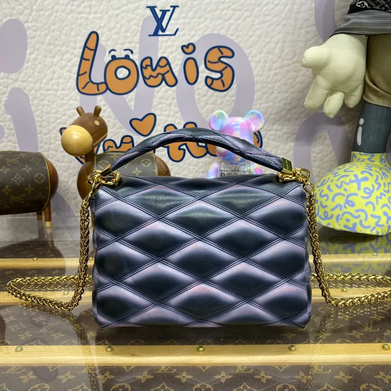 LV M23569 Louis Vuitton GO 14 MM Taška Černá / Růžová