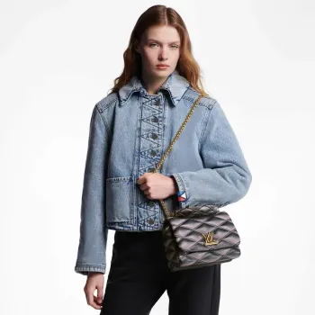 LV M23569 Louis Vuitton GO 14 MM Taška Černá / Růžová