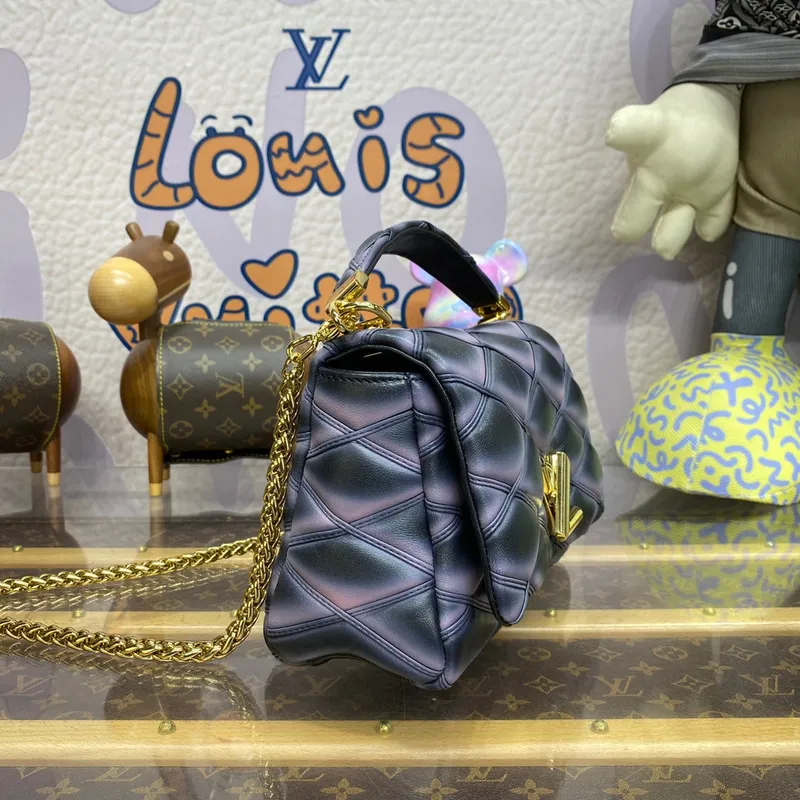 LV M23569 Louis Vuitton GO 14 MM Taška Černá / Růžová