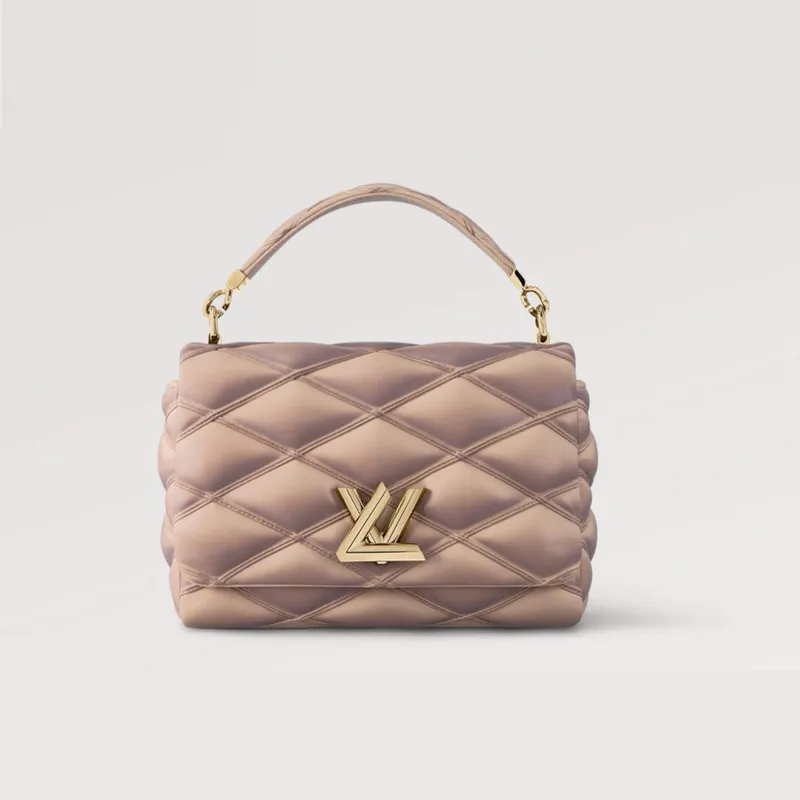 LV M23568 Louis Vuitton GO 14 MM Taška Béžová Růžová