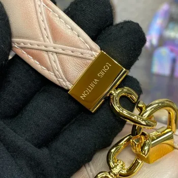 LV M23568 Louis Vuitton GO 14 MM Taška Béžová Růžová