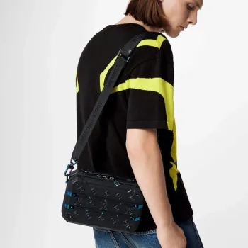 LV M21935 Louis Vuitton Future Trunk Bag Kůže telecí Černá