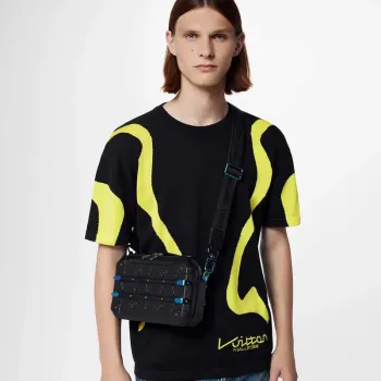 LV M21935 Louis Vuitton Future Trunk Bag Kůže telecí Černá