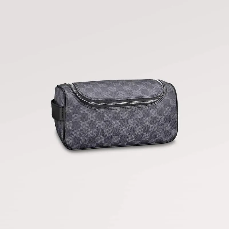 LV N47625 Louis Vuitton Toaletní taška Damier Graphite Canvas