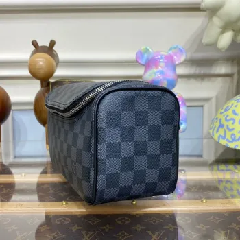 LV N47625 Louis Vuitton Toaletní taška Damier Graphite Canvas