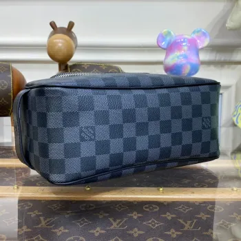 LV N47625 Louis Vuitton Toaletní taška Damier Graphite Canvas