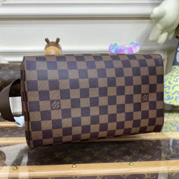 LV N40127 Louis Vuitton Dopp Kit Toaletní taška Damier Ebene Canvas