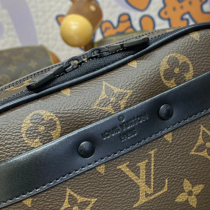 LV M82542 Louis Vuitton Alpha Nano Taška Monogram Koženka