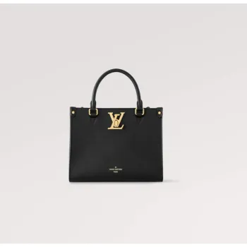 LV M22311 Louis Vuitton  Lock & Go Bag Lockme z jemné telecí kůže černé barvy