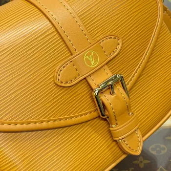 LV M23471 Louis Vuitton Saumur BB Kabelka Safran Hnědá