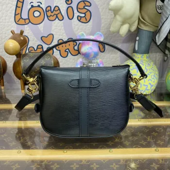 LV M23469 Louis Vuitton Saumur BB Kabelka Černá