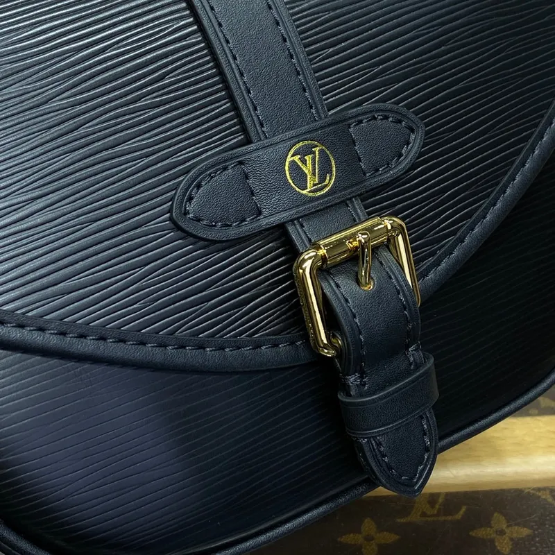 LV M23469 Louis Vuitton Saumur BB Kabelka Černá