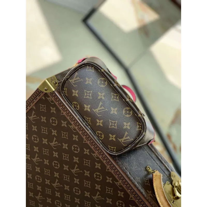 LV M12106 Louis Vuitton Neverfull Bandoulière Inside Out BB Kabelka Rose