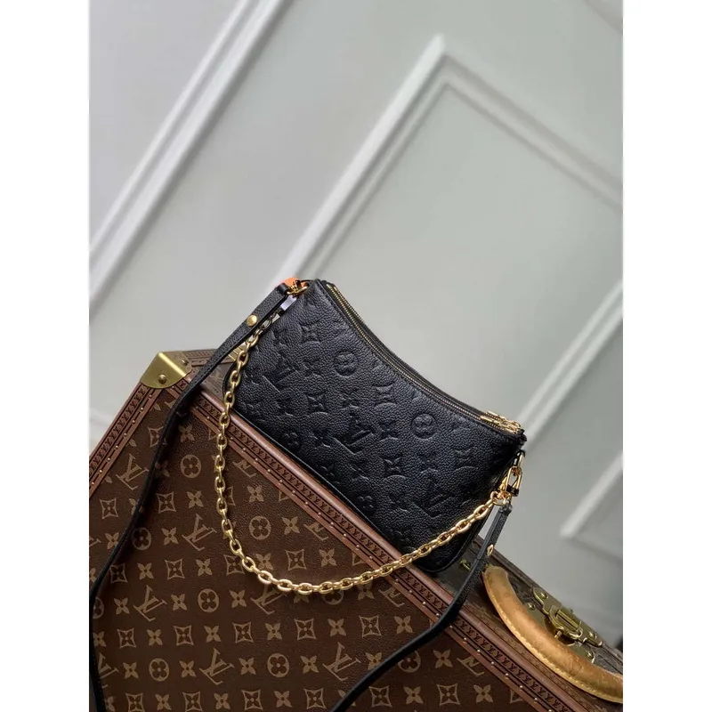 LV M83301 Louis Vuitton Liv Pochette Taška Černá