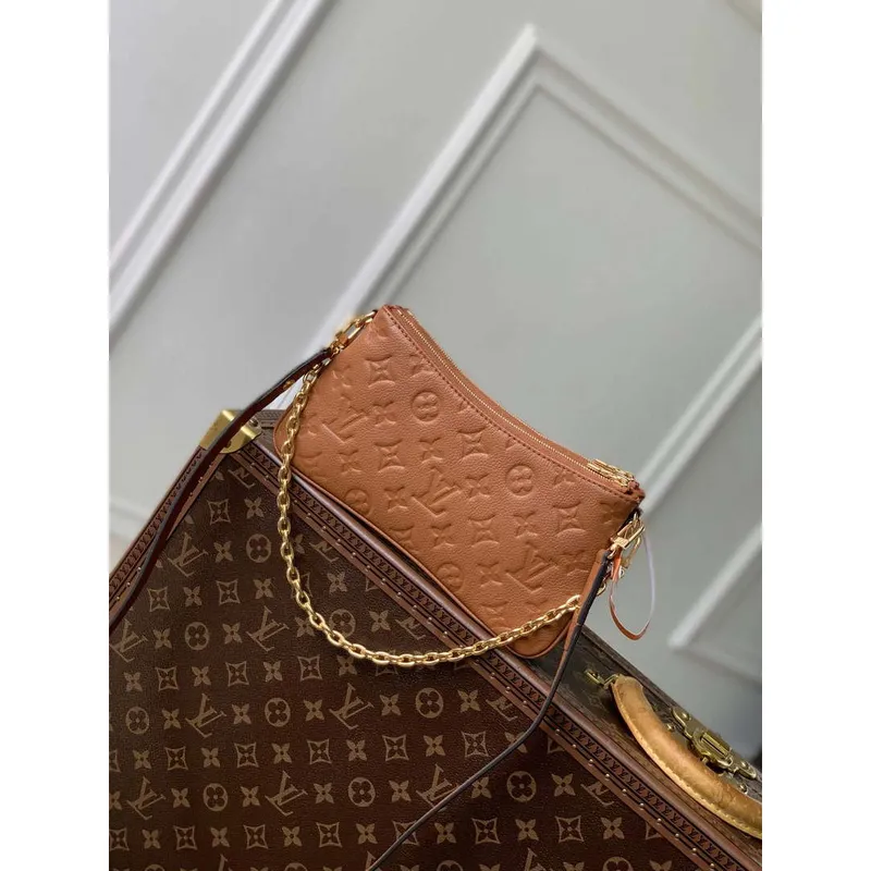LV M11916 Louis Vuitton Liv Pochette Taška Cognac