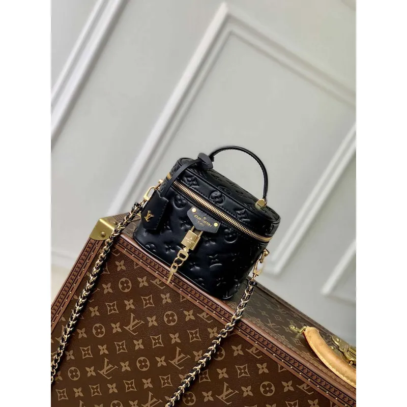 LV M25123 Louis Vuitton Vanity PM Kabelka Černá