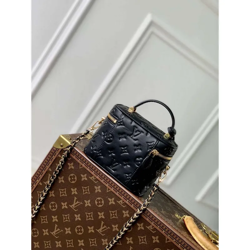 LV M25123 Louis Vuitton Vanity PM Kabelka Černá