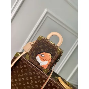 LV M11206 Louis Vuitton Mini Square Trunk Dalmatin Hnědý