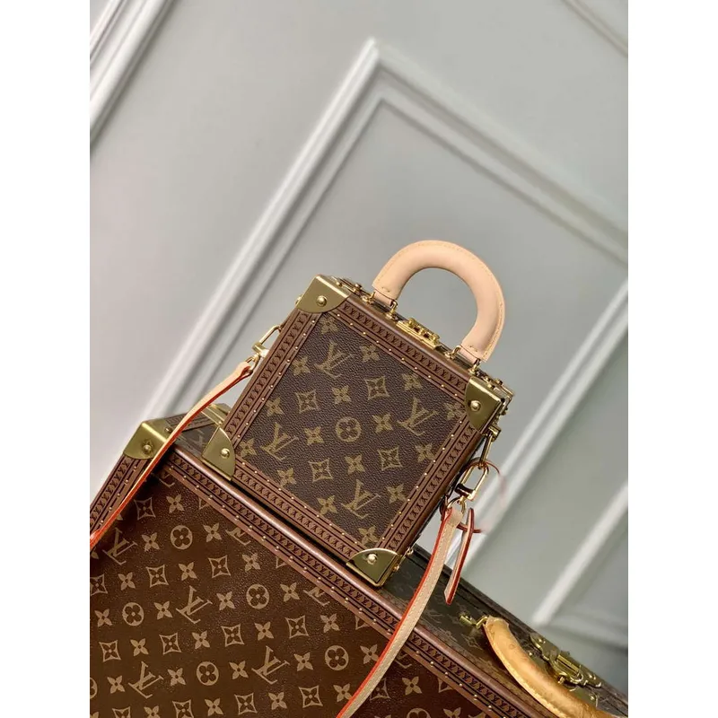 LV M11206 Louis Vuitton Mini Square Trunk Dalmatin Hnědý