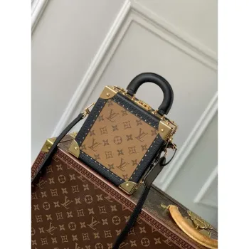LV M11206 Louis Vuitton Mini Square Trunk Dalmatin Černý
