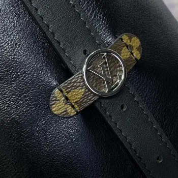 LV M25143 Louis Vuitton CarryAll Dark MM Taška Černá