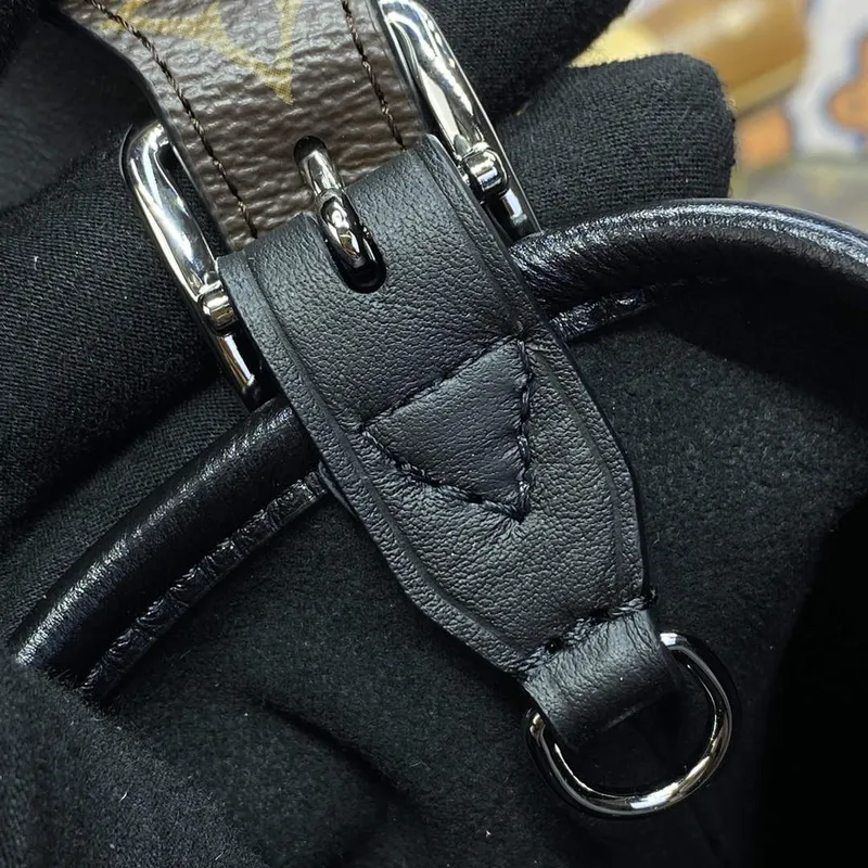 LV M25143 Louis Vuitton CarryAll Dark MM Taška Černá