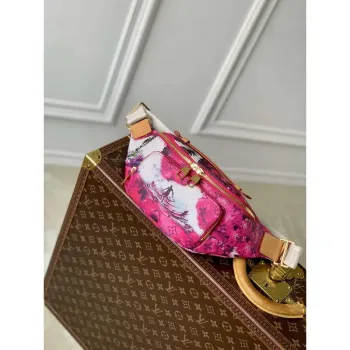 LV M24987 Louis Vuitton Rush Bumbag Růžová