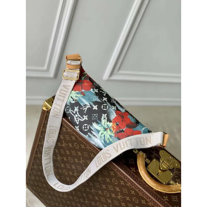 LV M24992 Louis Vuitton Rush Bumbag Námořnická Modrá