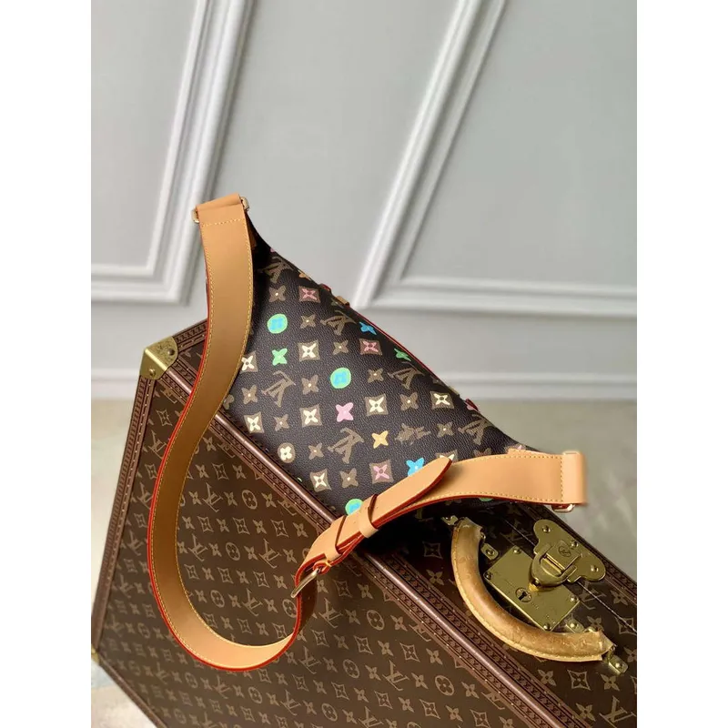 LV M24858 Louis Vuitton Rush Bumbag Čokoláda
