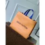 LV M24457 Louis Vuitton Shopper Tote MM Taška Safran